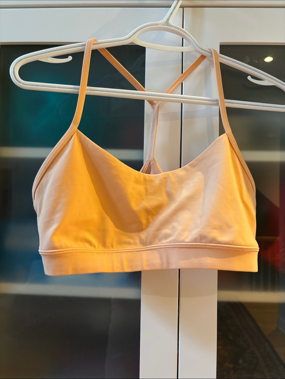 Lululemon Flow Y Bra SZ 10 Peach Like New 🍑🧡